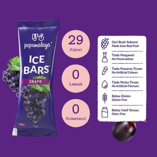 اصابع الايسكريم نكهة العنب -قابل للشحن