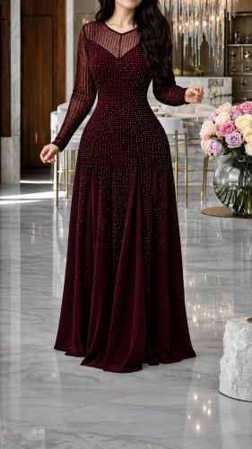 فستان سهرة استرتش