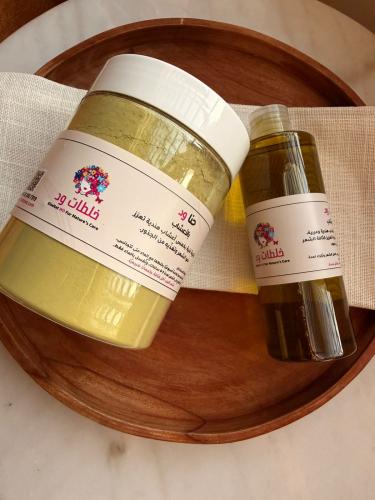 زيت الشعر + حنا بالاعشاب