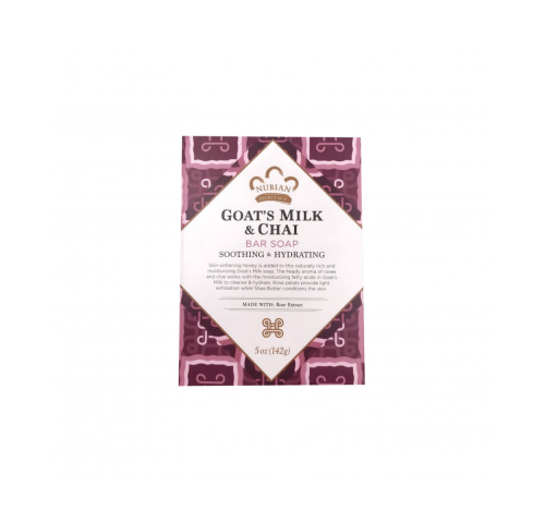 Nubian Heritage soap bar 142 grams with goat milk and tea
