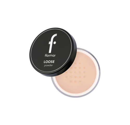 Loose powder for face makeup setting from Flormar - 001 Pale Sand