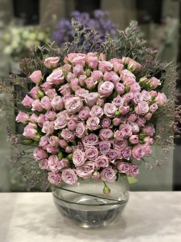 فازة ورد طبيعي