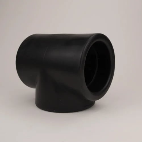 Tee Adapter - 110 mm - Black