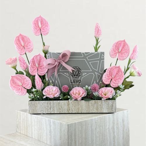 ورد وشوكولاتة