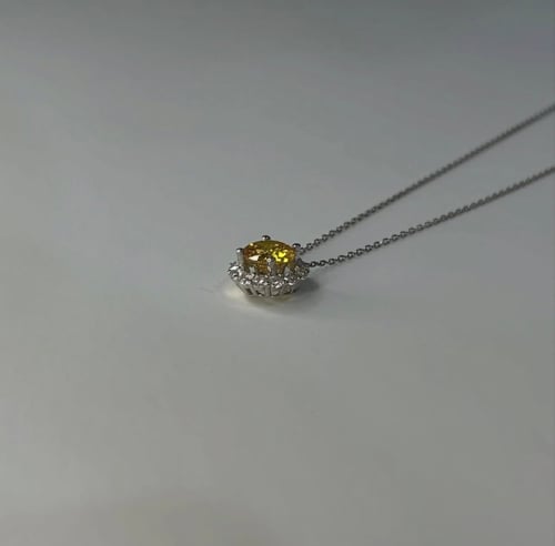 Yellow necklace