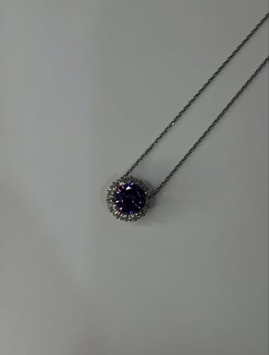 Purple necklace
