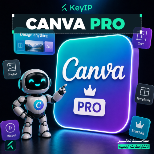اشتراك canva pro Ai سنة