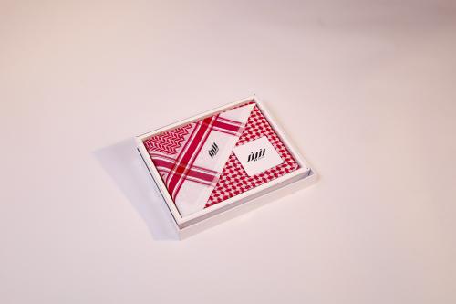 شماغ رزين احمر 303