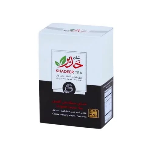شاي خدير اسود خشن طوبلة التيلة 300 جرام