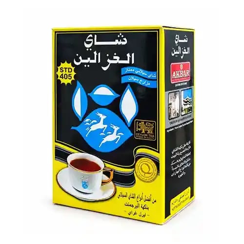 شاي الغزالين سيلاني بنكهة البرجمنت 500 جرام