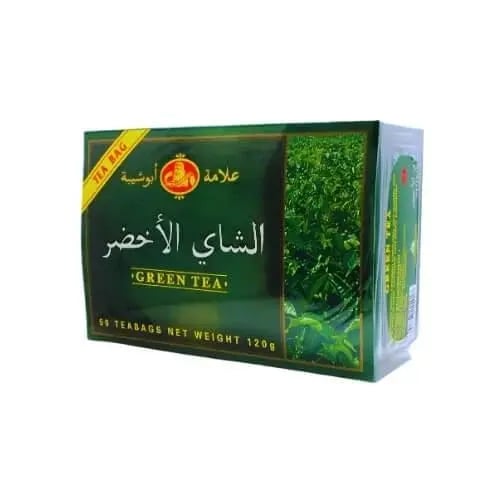 شاي اخضر علامة ابوشيبة 50 كيس