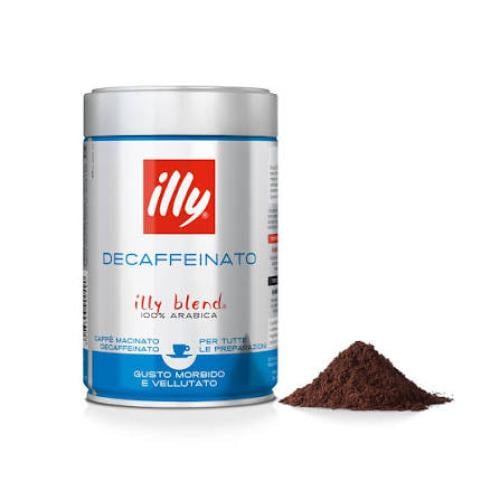 قهوة ايلي illy مطحونة منزوعة الكافيين 250 جرام