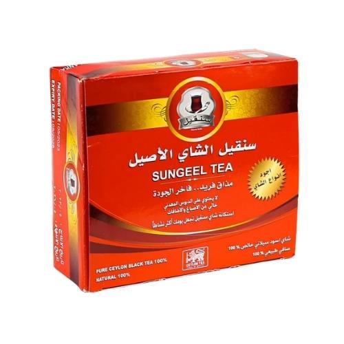 شاي سنقيل الاصيل 100 كيس تلعيقة - شاي اسود فاخر
