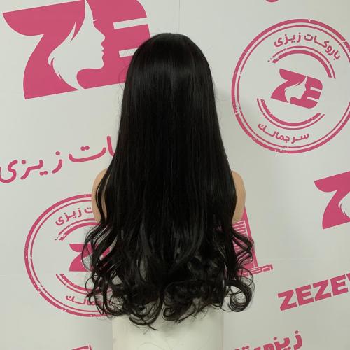باروكه شعر طبيعى طول28 انش كثافه 250 لون اسود طبيع...