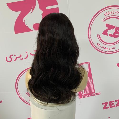 باروكه شعر طبيعي16أنش جذور امامبه فروة حرير اسود ط...