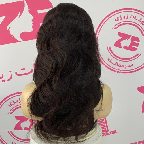 باروكة 24 انش كثافه 180 فروة دانتيل جذور امامية مم...
