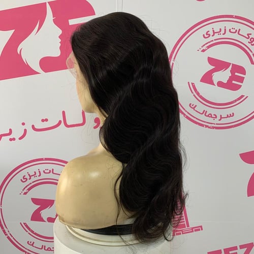 باروكه شعر طبيعي لون اسود طبيعى 20أنش فروه حرير جذ...