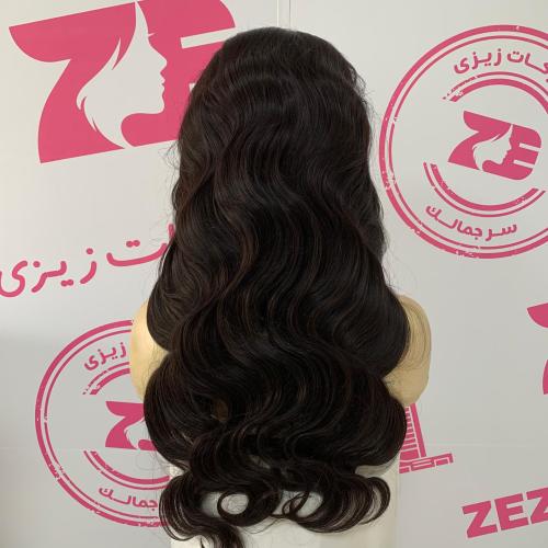 باروكة 26 انش كثافه 180 فروة دانتيل جذور امامية مم...