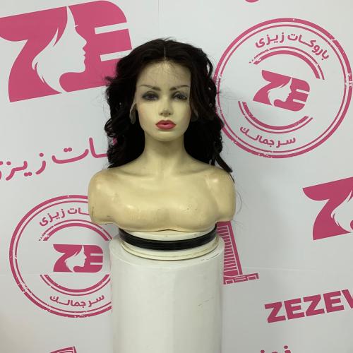 باروكه شعر طبيعى طول 22أنش كثافه 180 بني غامق جذور...