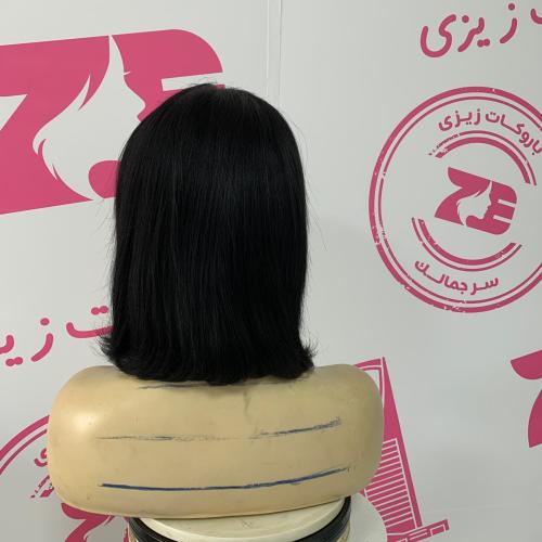 باروكه شعر طبيعى طول 10أنش كثافه 180 اسود فاحم جذو...