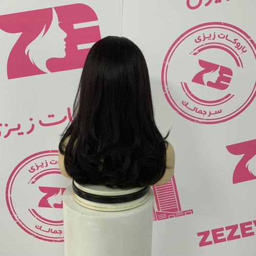 باروكه شعر طبيعي16أنش جذور امامبه فروة حرير اسود ط...