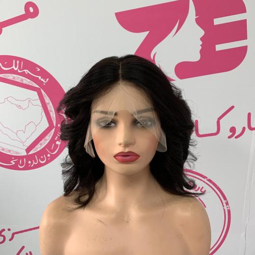 باروكه شعر طبيعى طول 12أنش كثافه 180 اسود طبيعى جذ...