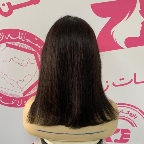 باروكه شعر طبيعي 12أنش جذور أمامية فروة دانتيل كثا...