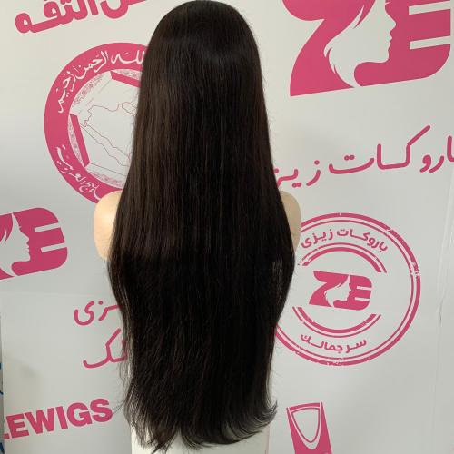 باروكه شعر طبيعي26أنش جذور امامبه فروة حرير