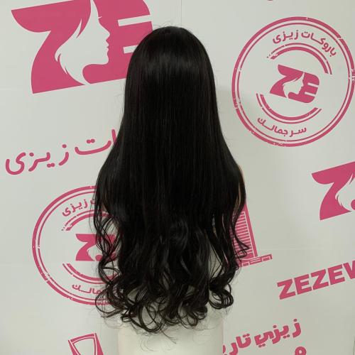 باروكه شعر طبيعى طول30انش كثافه 250 لون اسود طبيعى...