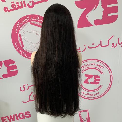 باروكه شعر طبيعي 28أنش جذور كامله فروة دانتيل