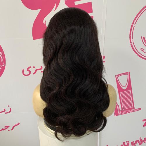 باروكه شعر طبيعى طول 18انش جذور كامله فروه دانتيل...