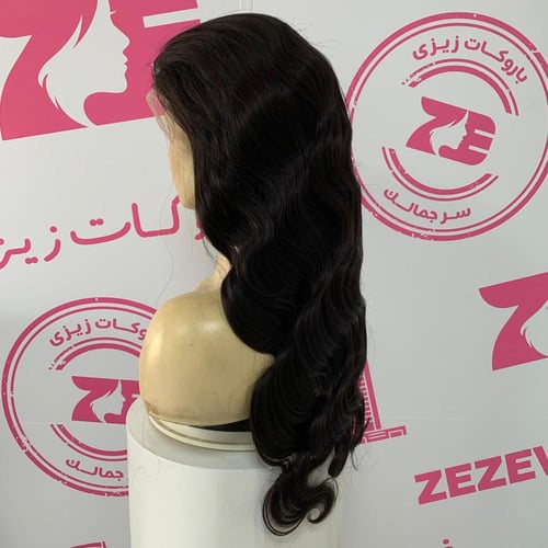 باروكة 26 انش كثافه 180 فروة دانتيل جذور امامية مم...