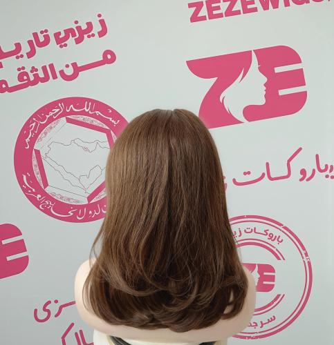 باروكه شعر طبيعى طول14انش كثافه 180ستايل شعر مدرج...
