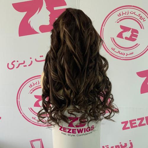 باروكه شعر طبيعى طول 26 انش جذور كامله فروه دانتيل...