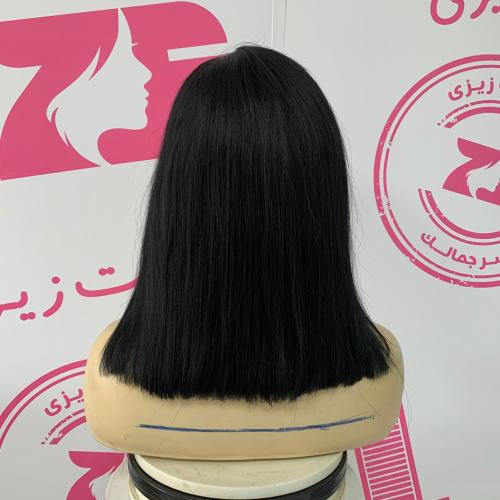 باروكه شعر طبيعى طول 12أنش كثافه 180 اسود فاحم جذو...
