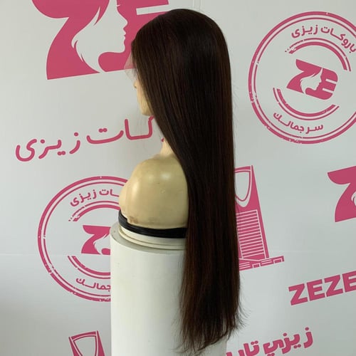 باروكه شعر طبيعي 26أنش جذور أمامية فروة دانتيل