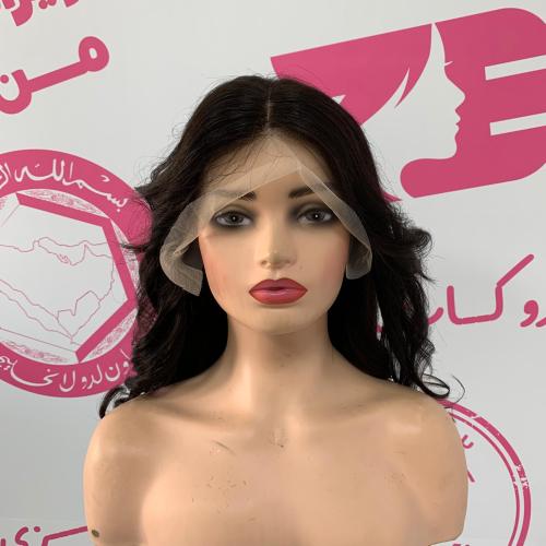 باروكه شعر طبيعى طول16أنش كثافه 180 اسود طبيعى جذو...