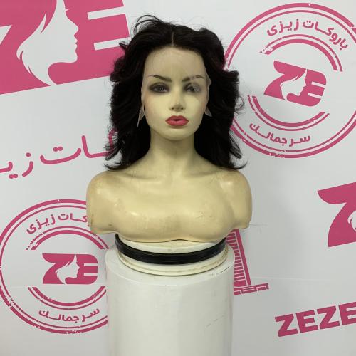 باروكه شعر طبيعى طول 12أنش كثافه 180 نيوستايل بنى...