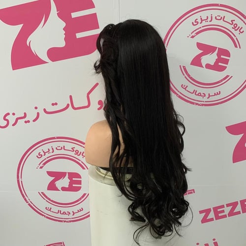 باروكه شعر طبيعى طول 28أنش كثافه 250 اسود طبيعى جذ...