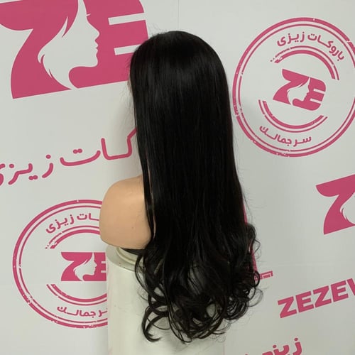 باروكه شعر طبيعى طول28 انش كثافه 250 لون اسود طبيع...