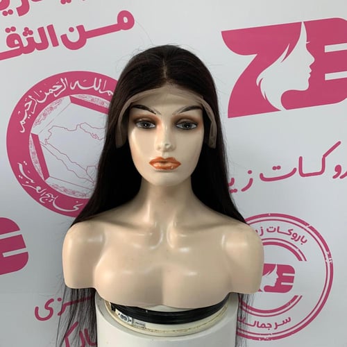 باروكه شعر طبيعي 28أنش جذور أمامية فروة دانتيل