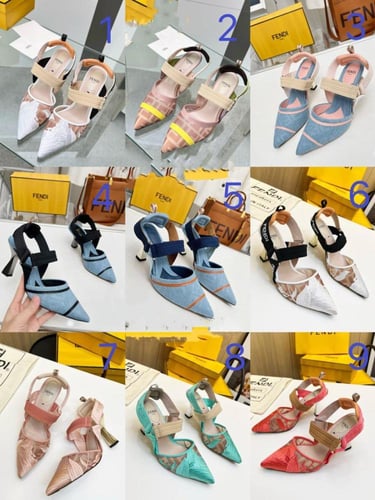 حذاء نسائي ماركة Fendi