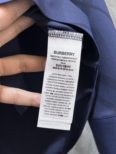 قميص رجالي ماركة Burberry