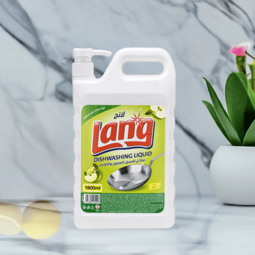 سائل غسيل الصحون والاواني برائحة التفاح الأخضر