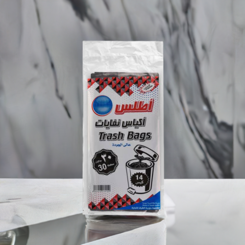 أكياس نفايات 30جالون 14 حبه