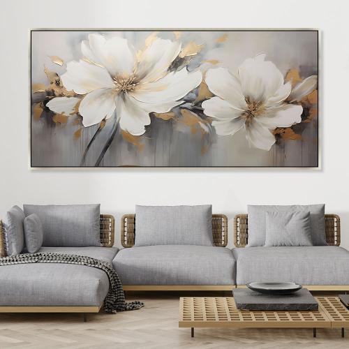 لوحات ورد فن تجريدي تصميم عصري