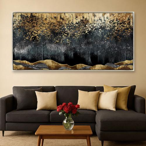 لوحات اشجار فن تجريدي تصميم عصري