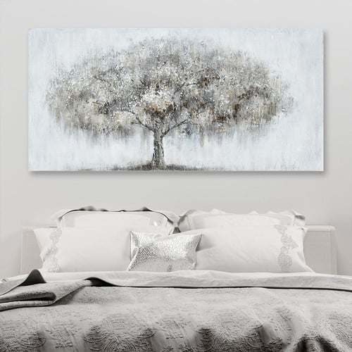 لوحات اشجار فن تجريدي تصميم عصري
