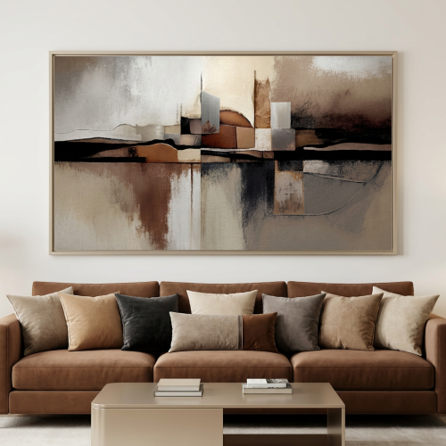 لوحات فن تجريدي تصميم عصري