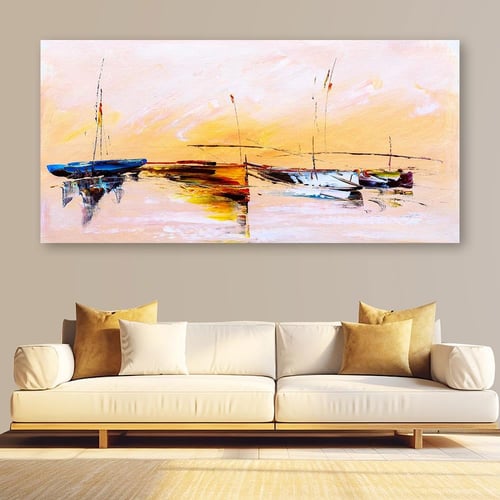 لوحات فن تجريدي تصميم عصري